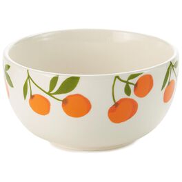 Oranges on White Cereal Bowl, Oranges on White Cereal Bowl, , large