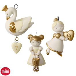 12 Little Days of Christmas: Set of Days 7-9 Mini Porcelain Ornaments, 12 Little Days of Christmas: Set of Days 7-9 Mini Porcelain Ornaments, , large