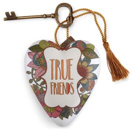True Friends Art Heart Sculpture, 4", True Friends Art Heart Sculpture, 4", , large
