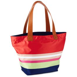 Mark & Hall Colorful Stripe Nylon Tote, Mark & Hall Colorful Stripe Nylon Tote, , large