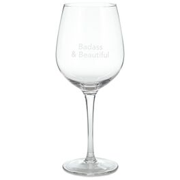 Badass and Beautiful Wine Glass, 20 oz., Badass and Beautiful Wine Glass, 20 oz., , large