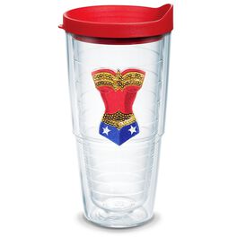 Tervis® Wonder Woman Sequin Tumbler, 24 oz., Tervis® Wonder Woman Sequin Tumbler, 24 oz., , large