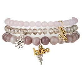 Chavez for Charity Crystal Frost Bracelets, Set of 3, Chavez for Charity Crystal Frost Bracelets, Set of 3, , large