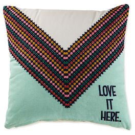 Love It Here Pillow, 14" Square, Love It Here Pillow, 14" Square, , large