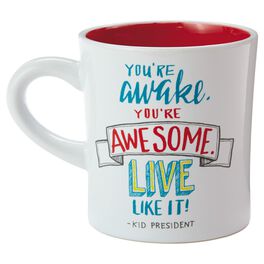 Kid President Awake and Awesome Mug, 12 oz., Kid President Awake and Awesome Mug, 12 oz., , large