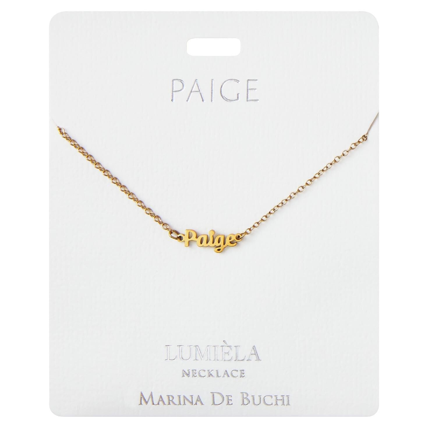 Paige sale name necklace