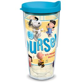 Tervis® PEANUTS® Be Yourself Tumbler, 24 oz., Tervis® PEANUTS® Be Yourself Tumbler, 24 oz., , large