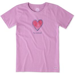 Life is Good® Women's Heart T-Shirt, Life is Good® Women's Heart T-Shirt, , large