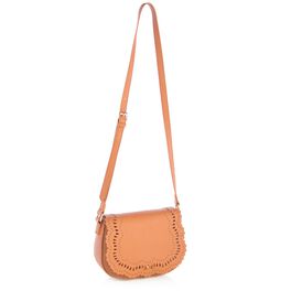 Mark & Hall Scalloped Crossbody Bag, Camel Mark & Hall Scalloped Crossbody Bag, Camel, large