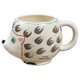 Natural Life Folk Art Mug Hedgehog, 16 oz., Natural Life Folk Art Mug Hedgehog, 16 oz., , large