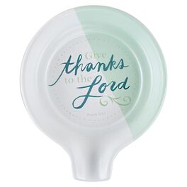 DaySpring Give Thanks Spoon Rest, 4.25x5, DaySpring Give Thanks Spoon Rest, 4.25x5, , large