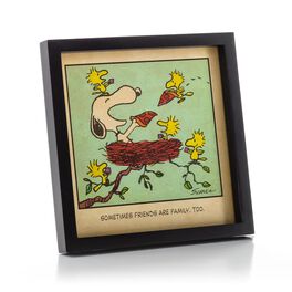 Peanuts® Snoopy and Woodstock Friends are Family Framed Print, Peanuts® Snoopy and Woodstock Friends are Family Framed Print, , large