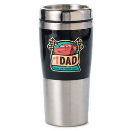 Disney/Pixar Cars Lightning McQueen and Mater Metal Coffee Travel Mug, 16 oz., Disney/Pixar Cars Lightning McQueen and Mater Metal Coffee Travel Mug, 16 oz., , large