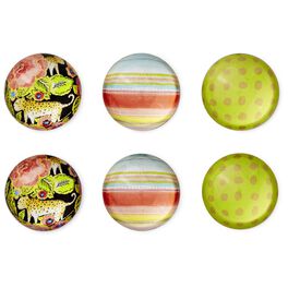 Haute Girls™ Tropical Paradise Glass Magnets, Set of 6, Haute Girls™ Tropical Paradise Glass Magnets, Set of 6, , large