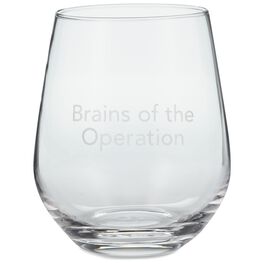 Brains of the Operation Stemless Wine Glass, 20 oz., Brains of the Operation Stemless Wine Glass, 20 oz., , large