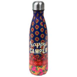 Natural Life Happy Camper Double Wall Water Bottle, Natural Life Happy Camper Double Wall Water Bottle, , large