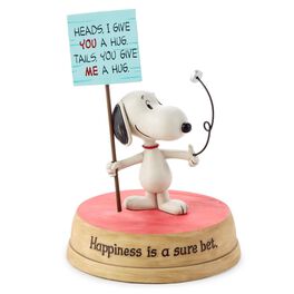 Peanuts® Snoopy Flipping A Coin Figurine, Peanuts® Snoopy Flipping A Coin Figurine, , large