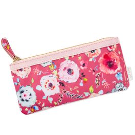Haute Girls™ Pink Floral Pencil Pouch, Haute Girls™ Pink Floral Pencil Pouch, , large