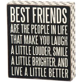 Primitives by Kathy Best Friends Box Sign, Primitives by Kathy Best Friends Box Sign, , large