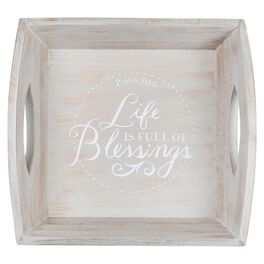 DaySpring Full of Blessings Wood Tray, 10.5x4.75, DaySpring Full of Blessings Wood Tray, 10.5x4.75, , large