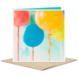 Colorful Balloons Blank Card, Colorful Balloons Blank Card, , large