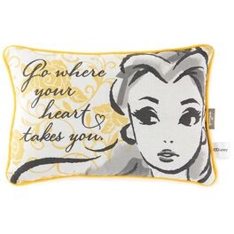 Beauty and the Beast Belle Fashion Sketch Decorative Pillow, 12", Beauty and the Beast Belle Fashion Sketch Decorative Pillow, 12", , large