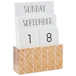 Geometric Desktop Perpetual Calendar, Geometric Desktop Perpetual Calendar, , large