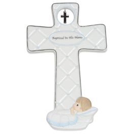Precious Moments® Baptized in His Name Cross for Boy, Precious Moments® Baptized in His Name Cross for Boy, , large