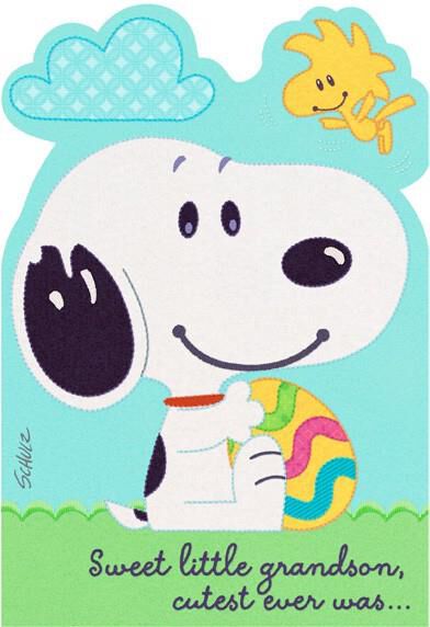 Peanuts® Grandson's First Easter Card