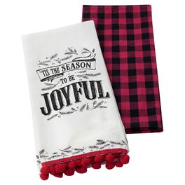 Season to be Joyful Tea Towels, Set of 2, Season to be Joyful Tea Towels, Set of 2, , large