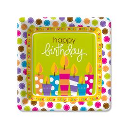 Birthday Surprise Dessert Plates, Pack of 6, Birthday Surprise Dessert Plates, Pack of 6, , large