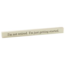 Not Retired Wooden Block, Not Retired Wooden Block, , large