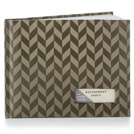 Brown Patterned Guest Book, Brown Patterned Guest Book, , large