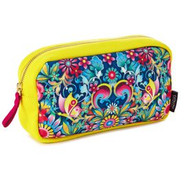 Catalina Estrada Blue Rose Cosmetic Bag, Catalina Estrada Blue Rose Cosmetic Bag, , large