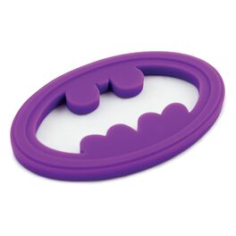 BATMAN™ Silicone Teether by Bumkins, Purple, BATMAN™ Silicone Teether by Bumkins, Purple, , large
