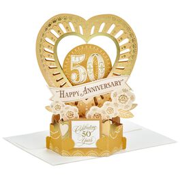 Celebrate the Years Pop Up 50th Anniversary Card, Celebrate the Years Pop Up 50th Anniversary Card, , large