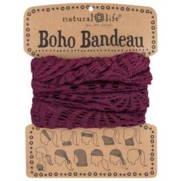 Natural Life Eggplant Crochet Boho Bandeau, Natural Life Eggplant Crochet Boho Bandeau, , large