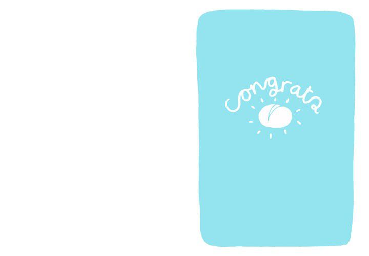 Bun in the Oven Baby Congratulations Card
