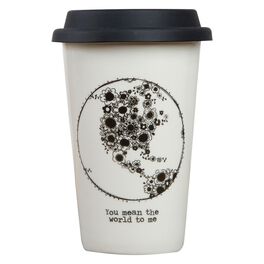 Natural Life You Mean the World to Me Thermal Mug, 12 oz., Natural Life You Mean the World to Me Thermal Mug, 12 oz., , large