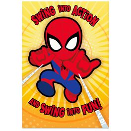 MARVEL Swinging Spider-Man Pop-Up Birthday Card, MARVEL Swinging Spider-Man Pop-Up Birthday Card, , large
