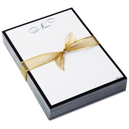 Classic Black and Gold Notes Memo Sheets, Classic Black and Gold Notes Memo Sheets, , large