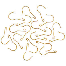 New 100 Pack Gold Ornament Hooks For Christmas Tree Decorations US Stock