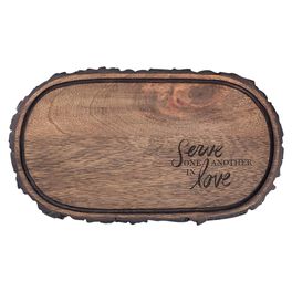 DaySpring Serve One Another in Love Cheese Tray, 11.5x6.5, DaySpring Serve One Another in Love Cheese Tray, 11.5x6.5, , large