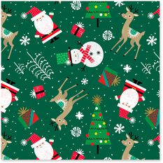paper christmas wrapping santa jumbo roll texture gift hallmark wrap sq ft friends jooinn