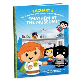 Great Big itty bittys® JUSTICE LEAGUE™ Adventure: Mayhem at the Museum Personalized Book, Great Big itty bittys® JUSTICE LEAGUE™ Adventure: Mayhem at the Museum Personalized Book, , large