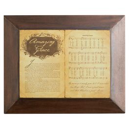 DaySpring Amazing Grace Story and Hymn Wall Decor, 16x13, DaySpring Amazing Grace Story and Hymn Wall Decor, 16x13, , large