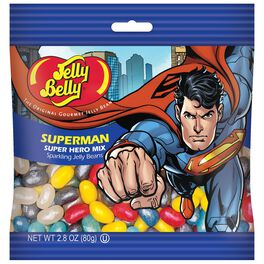 Jelly Belly® Superman™ Jelly Beans Gift Bag, 2.8 oz., Jelly Belly® Superman™ Jelly Beans Gift Bag, 2.8 oz., , large