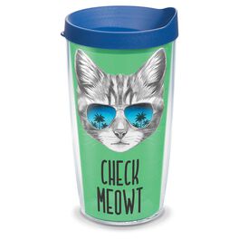 Tervis® Check Meowt Tumbler, 16 oz., Tervis® Check Meowt Tumbler, 16 oz., , large