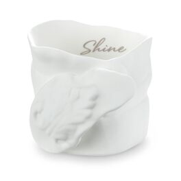 Shine Sculpted Porcelain Candle Holder, Shine Sculpted Porcelain Candle Holder, , large