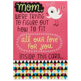 Little Bird Mother's Day Pop-Up Card From All of Us, Little Bird Mother's Day Pop-Up Card From All of Us, , large